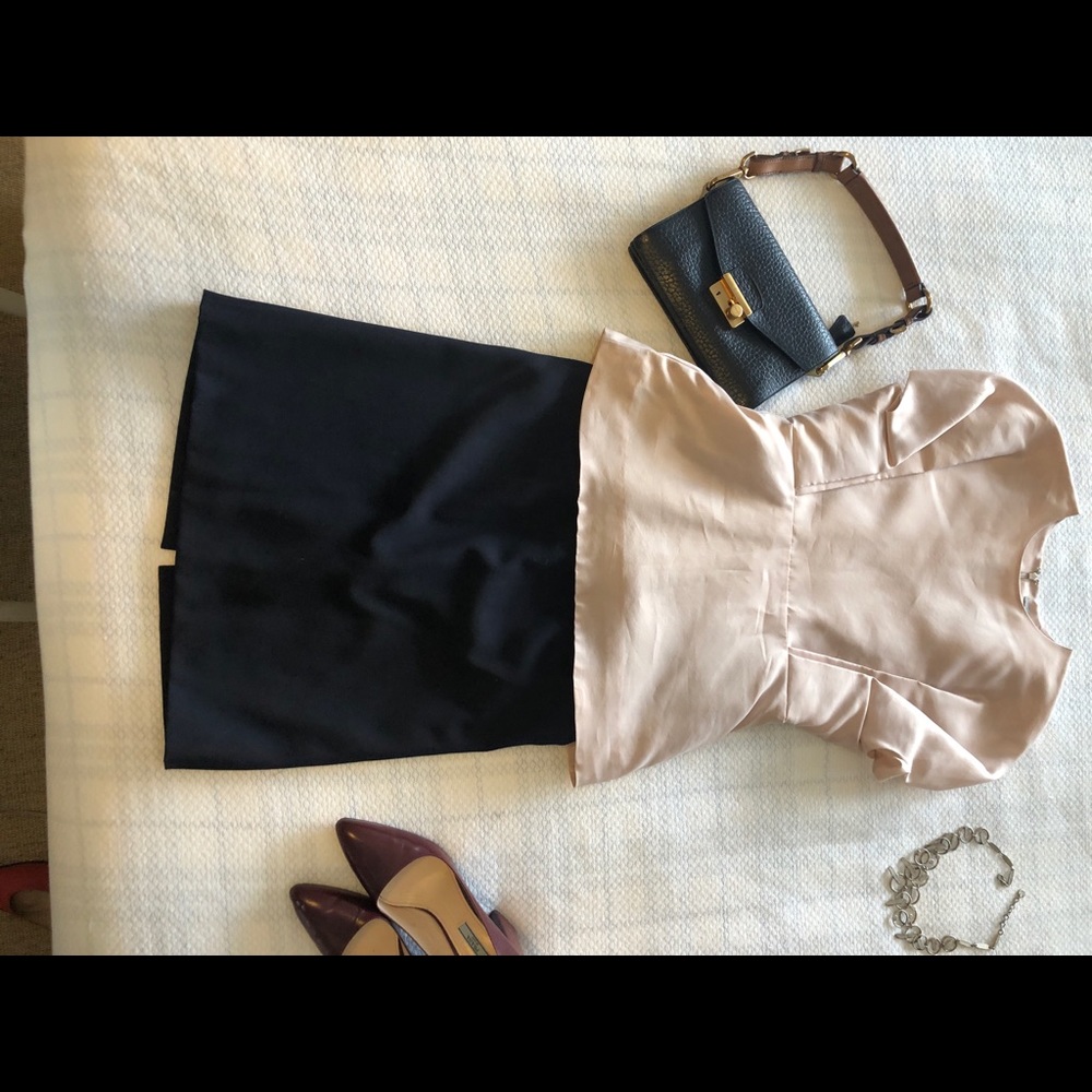 cos top champagne beige